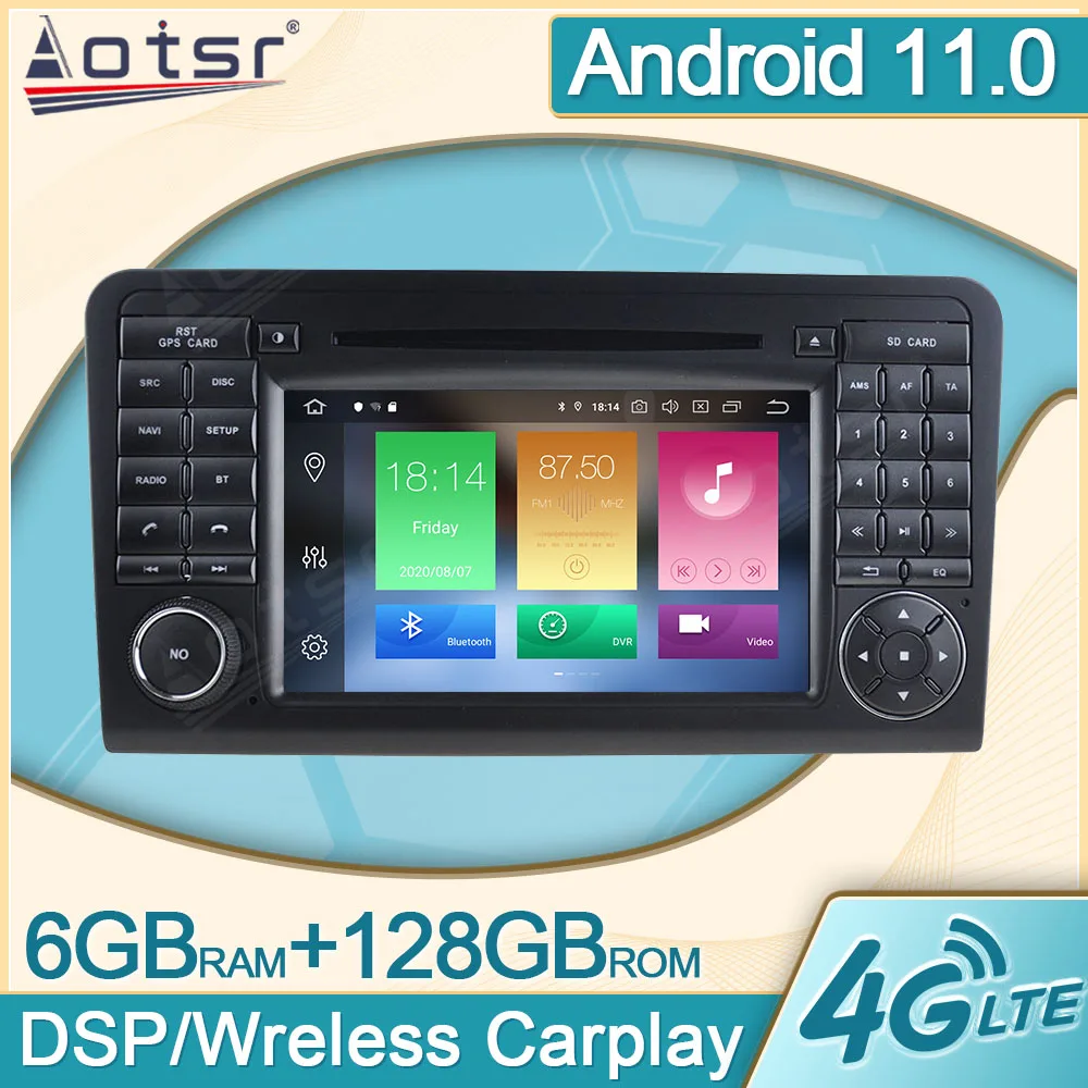 6+128G Android For Mercedes Benz ML CLASS W164 ML300 ML350 2005 - 2012 Car Radio Multimedia Player Auto Video GPS Navi Head Unit
6+128G Android For Mercedes Benz ML CLASS W164 ML300 ML350 2005 - 2012 Car Radio Multimedia Player Auto Video GPS Navi Head Unit