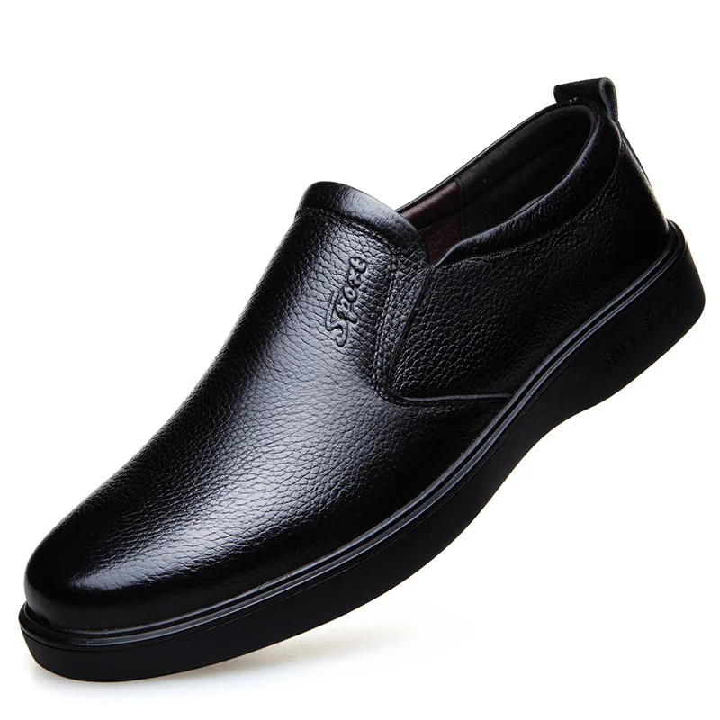 New Design Genuine Leather Men Casual Shoes Shallow Slip On Formal Shoes Solid Man Business Dress Shoes Male Loafers
New Design Genuine Leather Men Casual Shoes Shallow Slip On Formal Shoes Solid Man Business Dress Shoes Male Loafers