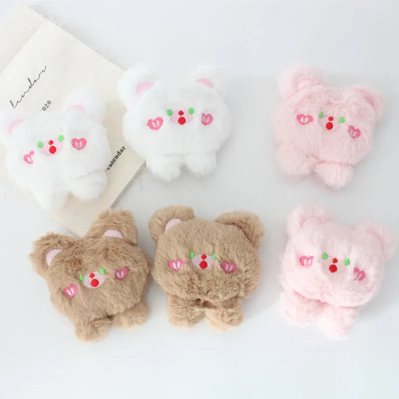 5PCS/Lot 10CM Cartoon Plush Teddy Bear Patches Applique Crafts For Girl Garment Hair Clip Accessories And Bag Decoration
5PCS/Lot 10CM Cartoon Plush Teddy Bear Patches Applique Crafts For Girl Garment Hair Clip Accessories And Bag Decoration