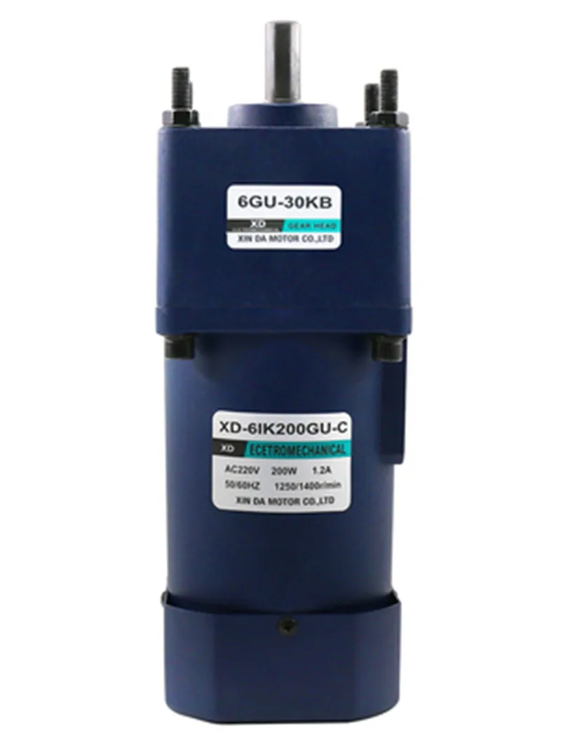 200W Gear Motor AC High Power Reversible Single Phase 220V CW CCW Geard Reducer motor with speed controller
200W Gear Motor AC High Power Reversible Single Phase 220V CW CCW Geard Reducer motor with speed controller