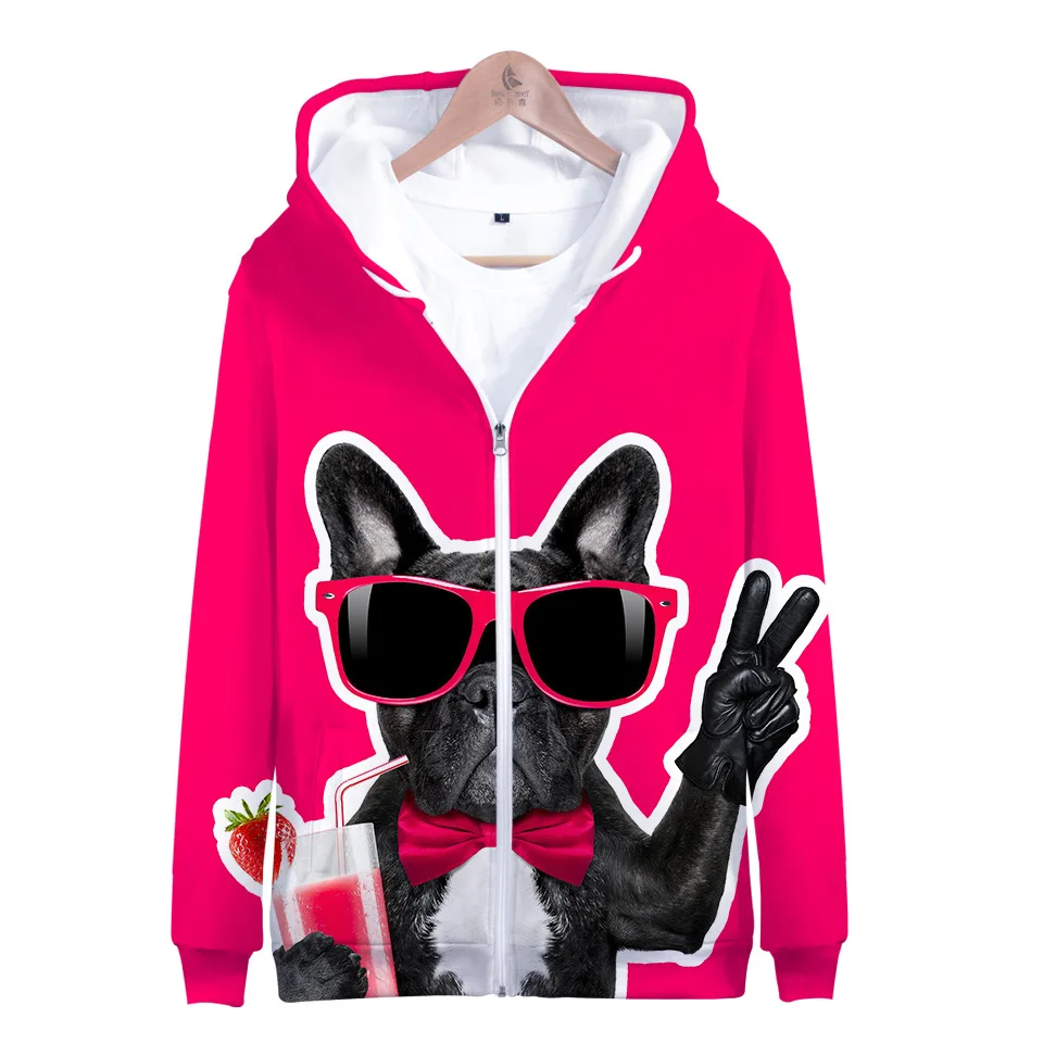 French Bulldog 3D Print Oversized Zip Up Women/Men Hoodies Sweatshirt Streetwear Hip Hop Zipper Hooded Jacket Casual Tracksuit
French Bulldog 3D Print Oversized Zip Up Women/Men Hoodies Sweatshirt Streetwear Hip Hop Zipper Hooded Jacket Casual Tracksuit