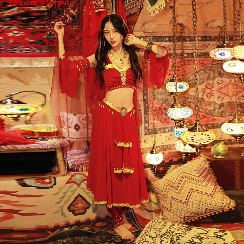 Anime Cosplay Cothes Egyptian Princess Costumes for Women Belly Dance Clothing 4pcs Suit Oriental Dance Performance Wear Outfit
Anime Cosplay Cothes Egyptian Princess Costumes for Women Belly Dance Clothing 4pcs Suit Oriental Dance Performance Wear Outfit