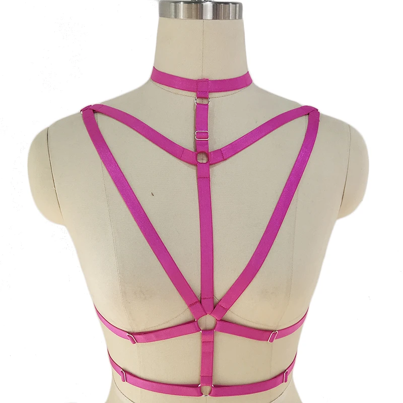 Women Body Harness Belt Sexy Bra Goth Rave Lingerie Edgy Hollow Body Cage Punk Bondage Suspender Harness Bra Wholesale
Women Body Harness Belt Sexy Bra Goth Rave Lingerie Edgy Hollow Body Cage Punk Bondage Suspender Harness Bra Wholesale
