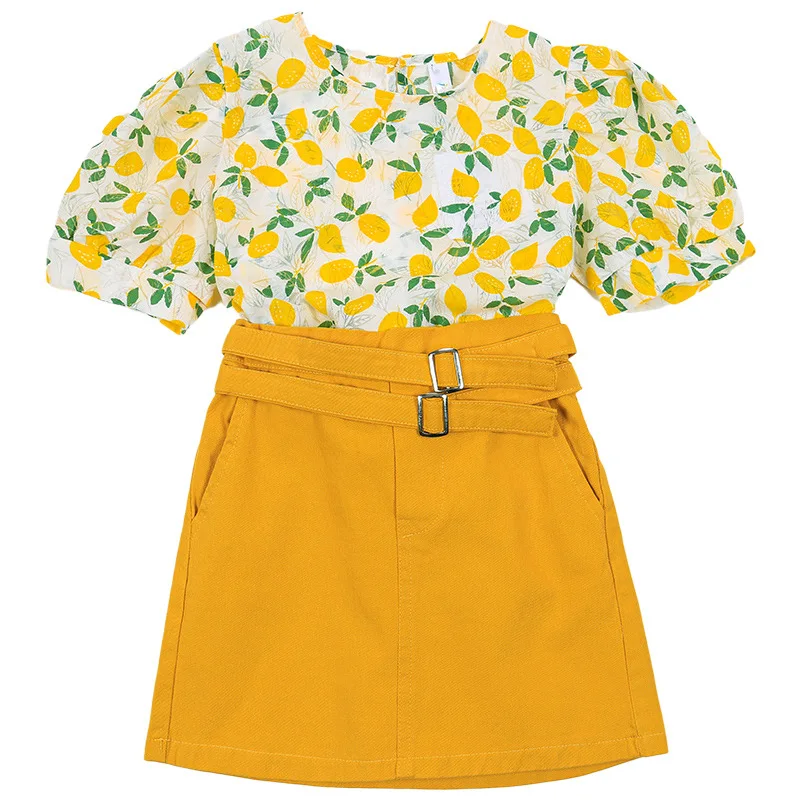 2024 New Baby Girls Summer Lemon Printed Tops Shirts+Skirts Clothing ,kids Cotton Elegant Birthday Wear Children Clothes Sets
2024 New Baby Girls Summer Lemon Printed Tops Shirts+Skirts Clothing ,kids Cotton Elegant Birthday Wear Children Clothes Sets