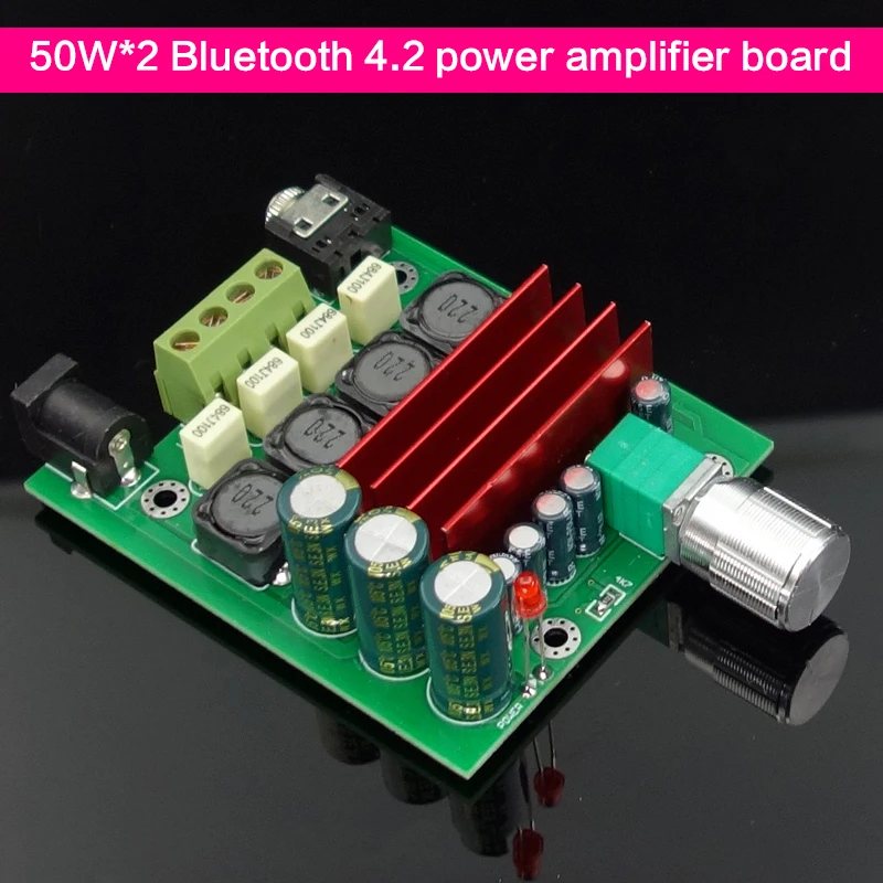 DC8-25V 50 Вт * 2 плата цифрового усилителя мощности DIY TPA3116 HIFI Bluetooth 4,2 Плата усилителя мощности аудио с радиатором 4-8 Ом
DC8-25V 50 Вт * 2 плата цифрового усилителя мощности DIY TPA3116 HIFI Bluetooth 4,2 Плата усилителя мощности аудио с радиатором 4-8 Ом