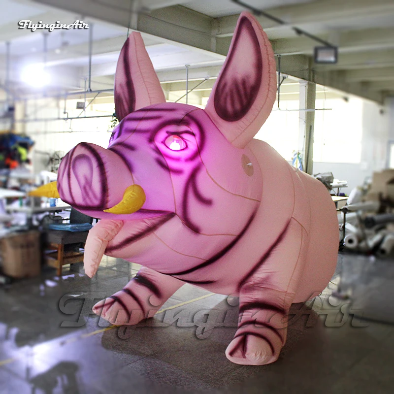 Concert Stage Decorative Lighting Pink Inflatable Pig Balloon 2.5m Animal Mascot Model For Party Decoration
Concert Stage Decorative Lighting Pink Inflatable Pig Balloon 2.5m Animal Mascot Model For Party Decoration