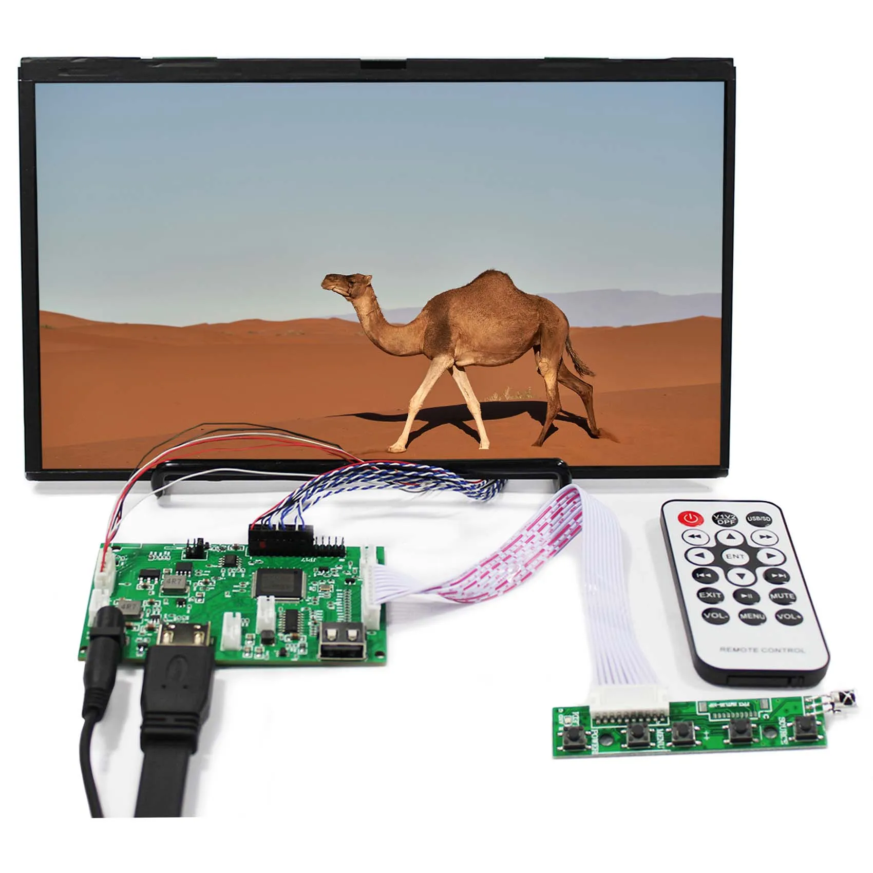 10.1" B101XAN01.3 1366X768 LCD Screen with HD-MI.USB Automatic Brightness Adjustment LCD Controller Board
10.1" B101XAN01.3 1366X768 LCD Screen with HD-MI.USB Automatic Brightness Adjustment LCD Controller Board