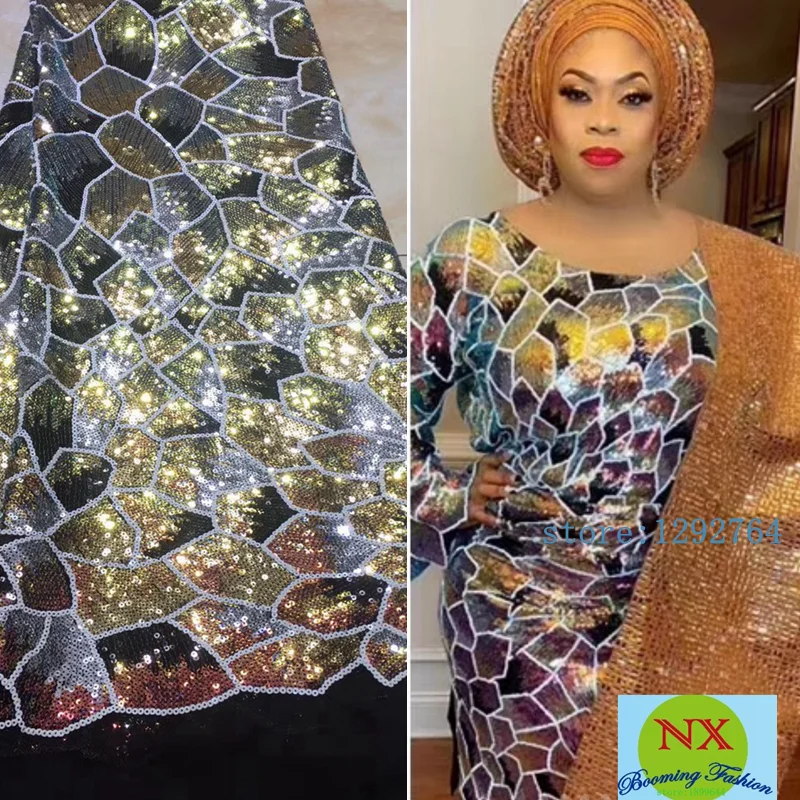 Newest African Lace Fabric High Quality Lace With Sequins Latest French Tulle Lace Fabric For Party dress ML8832
Newest African Lace Fabric High Quality Lace With Sequins Latest French Tulle Lace Fabric For Party dress ML8832