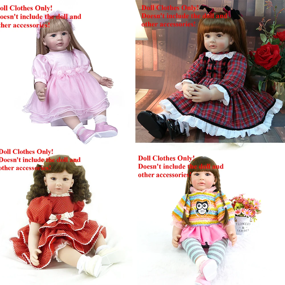 Handmade Dress For 24 Inch Doll Accessory Girl Toy 60cm Baby Reborn Clothes NPK Doll Accessories
Handmade Dress For 24 Inch Doll Accessory Girl Toy 60cm Baby Reborn Clothes NPK Doll Accessories