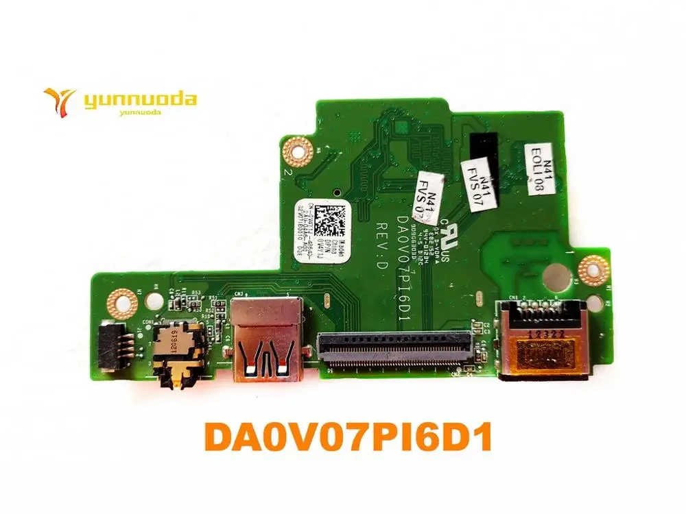 DA0V07PI6D1 For DELL Vostro 3360 USB board Audio board CN-0V4Y1J tested good 
DA0V07PI6D1 For DELL Vostro 3360 USB board Audio board CN-0V4Y1J tested good