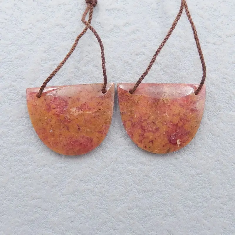 Natural Stone Rhodonite Earring Bead 24x19x4mm 10g Fashion Jewelry Women Earrings Accessories
Natural Stone Rhodonite Earring Bead 24x19x4mm 10g Fashion Jewelry Women Earrings Accessories