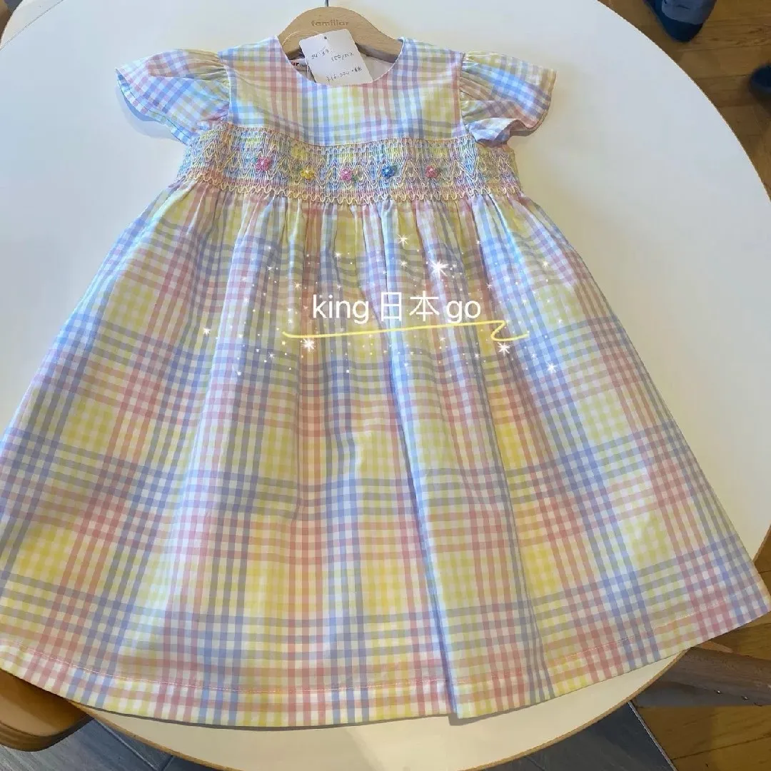 Baby girl summer vintage Spanish smocked princess dress kids casual short sleeve birthday party dress
Baby girl summer vintage Spanish smocked princess dress kids casual short sleeve birthday party dress