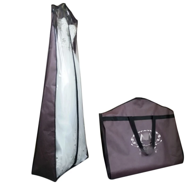 Dust Cover For Wedding Dress Dust proof Bag For Evening Dress Bridal Garment Hanging Dual Storage Bag Clothing Bag Print Logo
Dust Cover For Wedding Dress Dust proof Bag For Evening Dress Bridal Garment Hanging Dual Storage Bag Clothing Bag Print Logo