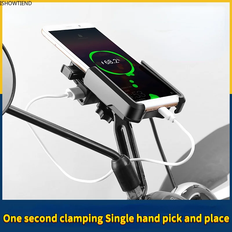 Motorcycle Phone Stand Electric Scooter Charging Support Aluminum Alloy Mobile Phone Navigation Supports for Riding Accessories
Motorcycle Phone Stand Electric Scooter Charging Support Aluminum Alloy Mobile Phone Navigation Supports for Riding Accessories
