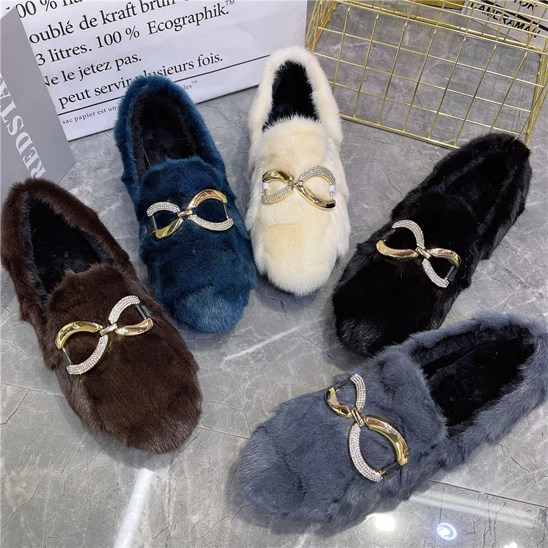 2026 New Thick Sole Women Winter Warm Fur Flats Casual Moccasins Walking Snow Shoes Woman Mink Fur Espadrilles Cute Loafers
2026 New Thick Sole Women Winter Warm Fur Flats Casual Moccasins Walking Snow Shoes Woman Mink Fur Espadrilles Cute Loafers