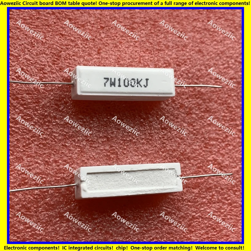 10Pcs/Lot 7W100KJ RX27-1 SQP Horizontal Cement Resistance 7W100000ohm ΩJ RJ Ceramic Resistance Precision ±5% Power Resistance
10Pcs/Lot 7W100KJ RX27-1 SQP Horizontal Cement Resistance 7W100000ohm ΩJ RJ Ceramic Resistance Precision ±5% Power Resistance