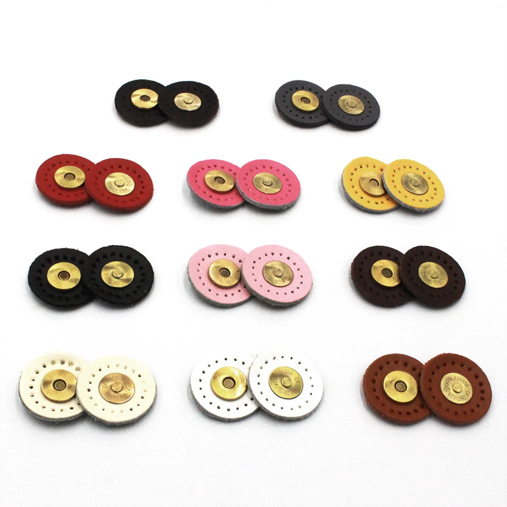 5 set magnetic buckle multi-color genuine leather handmade bag magnetic snap buttons Accessories diy handmade sew-on button
5 set magnetic buckle multi-color genuine leather handmade bag magnetic snap buttons Accessories diy handmade sew-on button