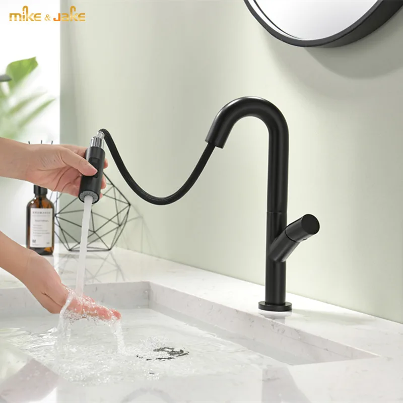 Pull out black basin sink faucet matte black pull down bathroom sink mixer hot and cold pull out tap
Pull out black basin sink faucet matte black pull down bathroom sink mixer hot and cold pull out tap