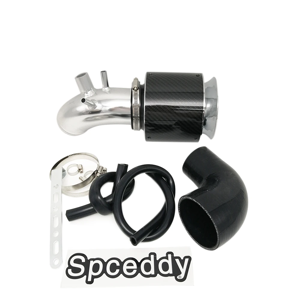 Spceddy Car Air Intake Kit With High Flow Carbon Fiber Air Filter For Hyundai Genesis Coupe Aluminum Air Intake Pipe Silver
Spceddy Car Air Intake Kit With High Flow Carbon Fiber Air Filter For Hyundai Genesis Coupe Aluminum Air Intake Pipe Silver