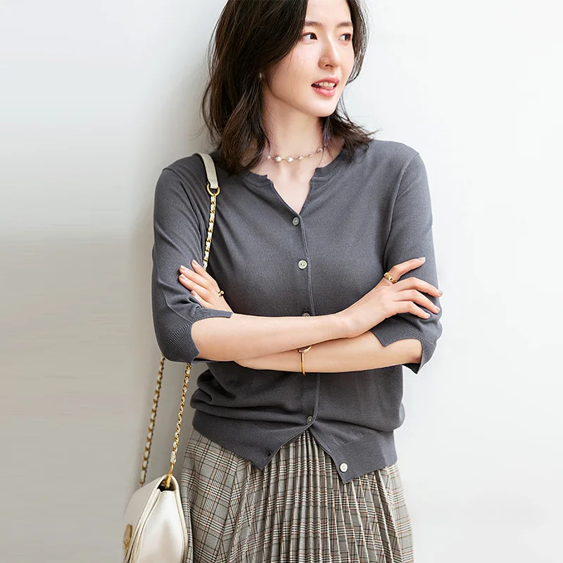 Summer Solid Women Cardigans Summer Loose Knittwear Casual Sweater Cardigan Female Thin Knitted Button Close Coat Cardigan Women
Summer Solid Women Cardigans Summer Loose Knittwear Casual Sweater Cardigan Female Thin Knitted Button Close Coat Cardigan Women