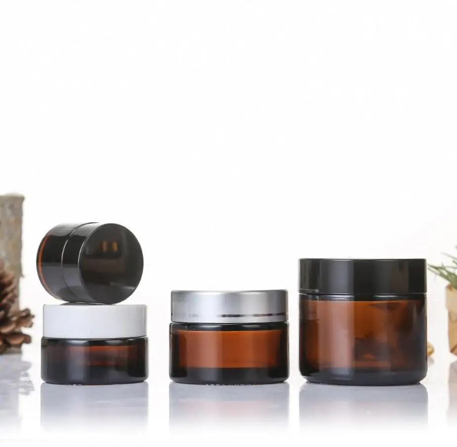 50G BROWN glass bottle/jar for cream/gel/ jar for essence/serum/moisturizer/skin care pot /cosmetic packing aluminum plastic lid
50G BROWN glass bottle/jar for cream/gel/ jar for essence/serum/moisturizer/skin care pot /cosmetic packing aluminum plastic lid