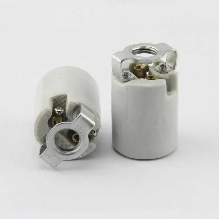 2pcs E14 high temperature resistant ceramic lamp holder E14 ceramic lamp holder size screw mouth lamp holder with bracket
2pcs E14 high temperature resistant ceramic lamp holder E14 ceramic lamp holder size screw mouth lamp holder with bracket