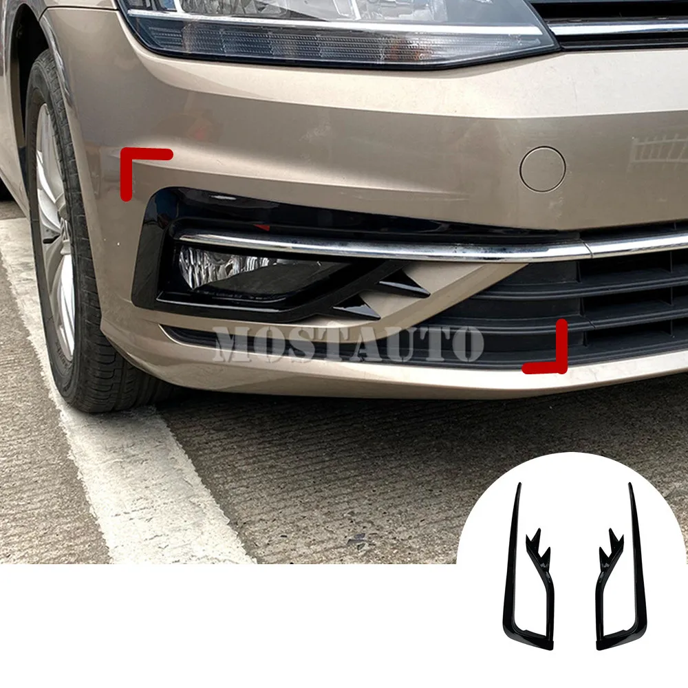 For Volkswagen Golf 7 MK7 ABS Exterior Front Bumper Spoiler Fog Light Trim Cover Trim 2017-2019 Black/Carbon Fiber Look 2pcs
For Volkswagen Golf 7 MK7 ABS Exterior Front Bumper Spoiler Fog Light Trim Cover Trim 2017-2019 Black/Carbon Fiber Look 2pcs