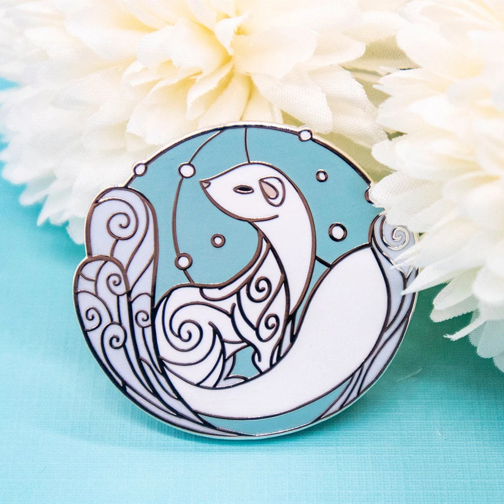 Cute Snow Mink Hard Enamel Pin Kawaii Cartoon Nature Forest Animal Medal Brooch Fashion Lapel Backpack Pins Jewelry Gift
Cute Snow Mink Hard Enamel Pin Kawaii Cartoon Nature Forest Animal Medal Brooch Fashion Lapel Backpack Pins Jewelry Gift