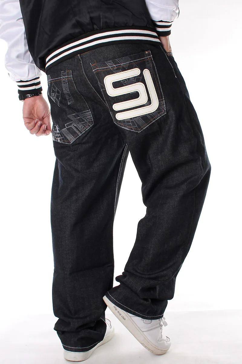 Men Hip-hop Loose Fashion Skateboard Pants Plus Size Trousers Hip Hop Jeans Male Trendy Cowboy Mans Streetwear
Men Hip-hop Loose Fashion Skateboard Pants Plus Size Trousers Hip Hop Jeans Male Trendy Cowboy Mans Streetwear