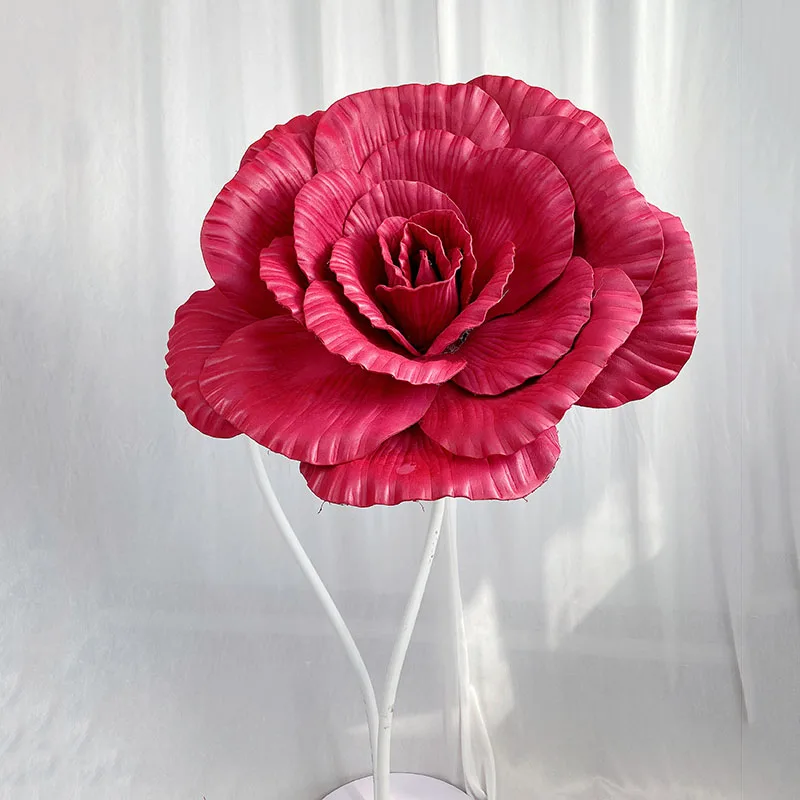 Large PE Rose Artificial Flower Head For Party Decoration Wedding Backdrop Road Lead Shopping Mall Window Display Foam Floral
Large PE Rose Artificial Flower Head For Party Decoration Wedding Backdrop Road Lead Shopping Mall Window Display Foam Floral
