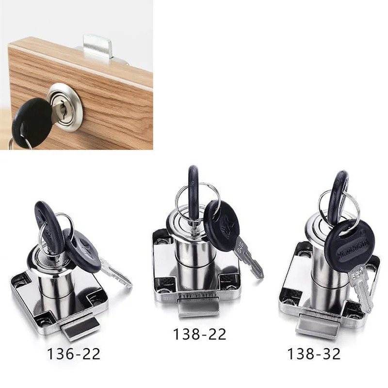 1pc 136-22mm 138-32mm Zinc alloy Desk drawer lock high quality Wardrobe Cabinet Cam Locks Anti-theft Security Furniture Hardware
1pc 136-22mm 138-32mm Zinc alloy Desk drawer lock high quality Wardrobe Cabinet Cam Locks Anti-theft Security Furniture Hardware