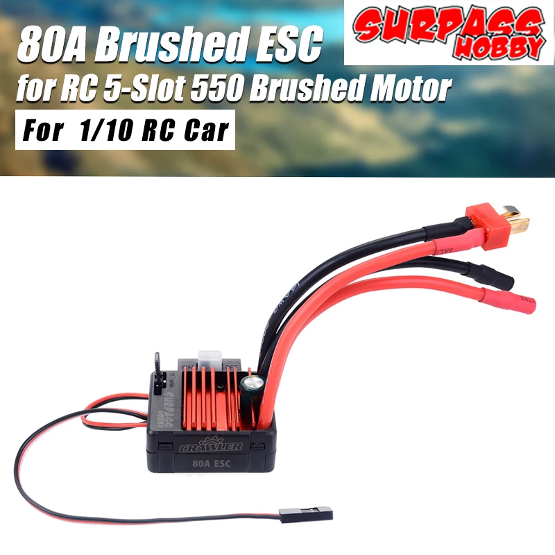 Щеточный ESC-мотор SURPASSHOBBY 80A для RC 5-Slot 550, щеточный двигатель для Traxxas TRX-4 Axial SCX10 D110 D90 1/10, Радиоуправляемый гусеничный автомобиль
Щеточный ESC-мотор SURPASSHOBBY 80A для RC 5-Slot 550, щеточный двигатель для Traxxas TRX-4 Axial SCX10 D110 D90 1/10, Радиоуправляемый гусеничный автомобиль