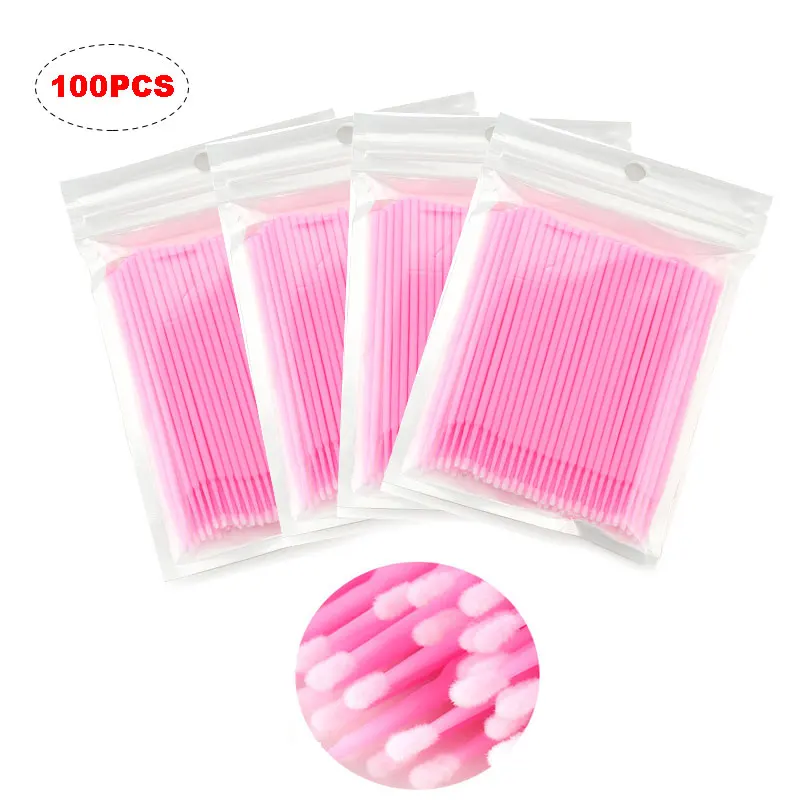 100Pcs/bag Disposable Eyelash Brush Lash Removing Swab Micro Brush MicroBrush Individual Eyelash Extension Supplies Makeup Tool
100Pcs/bag Disposable Eyelash Brush Lash Removing Swab Micro Brush MicroBrush Individual Eyelash Extension Supplies Makeup Tool