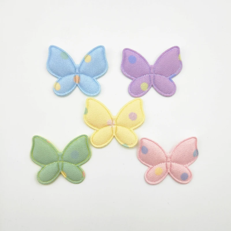 Padded Cloth Butterfly Appliques for DIY Hat Clothes, Sewing Supplies, Headwear Decor Patches, 3.2*2.5cm, 50PCs per Lot
Padded Cloth Butterfly Appliques for DIY Hat Clothes, Sewing Supplies, Headwear Decor Patches, 3.2*2.5cm, 50PCs per Lot