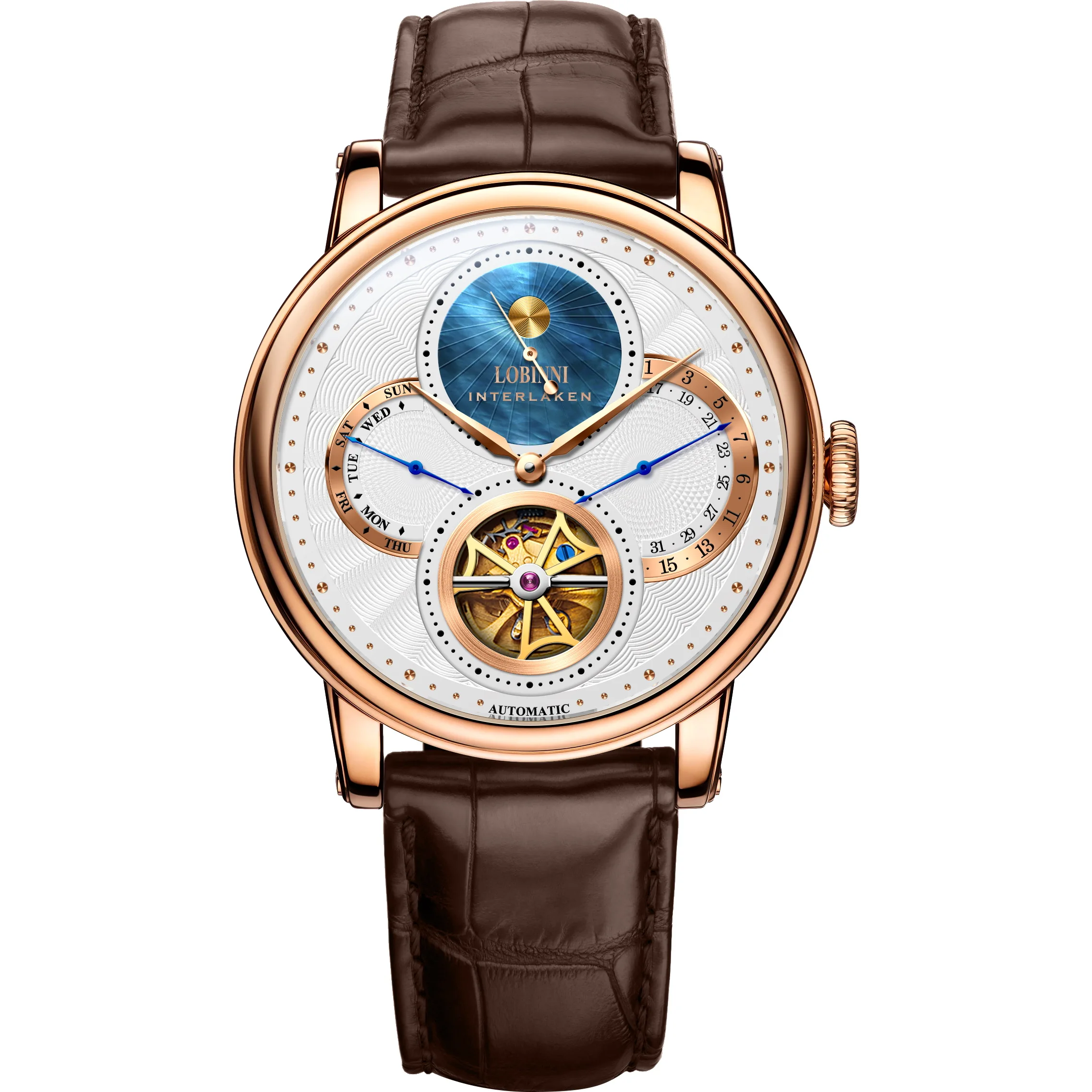 LOBINNI Men Automatic Watch Luxury Male Watches Dress Mechanical Wristwatch Fashion Sapphire Crystal Skeleton Leather Strap
LOBINNI Men Automatic Watch Luxury Male Watches Dress Mechanical Wristwatch Fashion Sapphire Crystal Skeleton Leather Strap