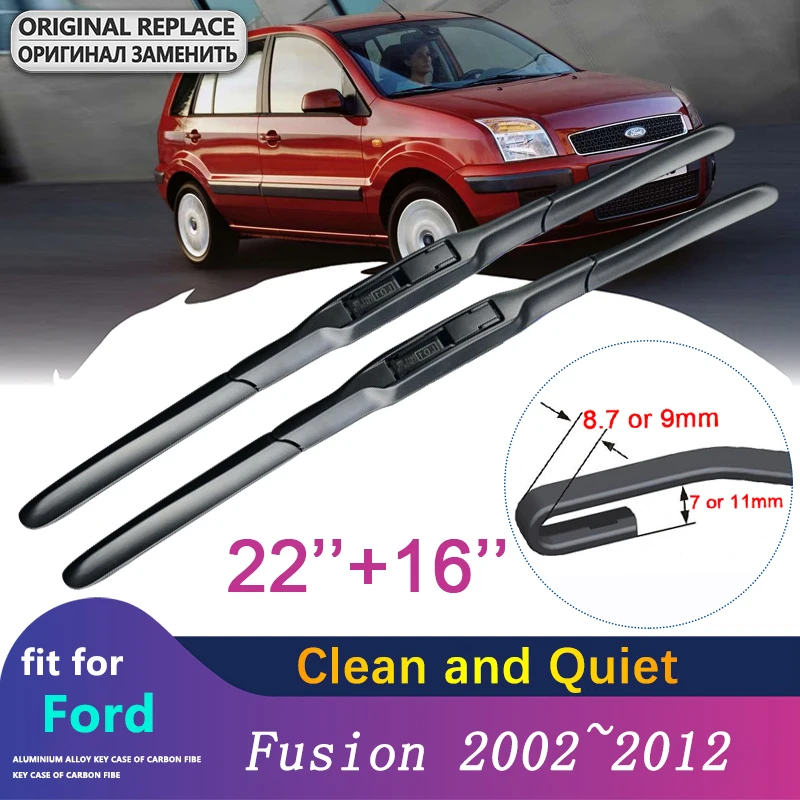 for Ford Fusion 2002~2012 Europe Model Car Wiper Blades Front Windscreen Windshield Wipers Brush Car Accessories 2003 2006 2011
for Ford Fusion 2002~2012 Europe Model Car Wiper Blades Front Windscreen Windshield Wipers Brush Car Accessories 2003 2006 2011