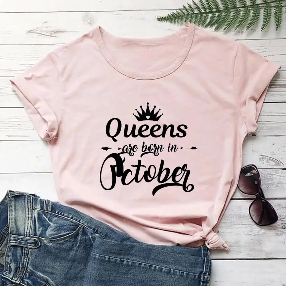 Born in October Birthday Shirt New Arrival Casual 100%Cotton Funny T Shirt Birthday Party Tees October Gift
Born in October Birthday Shirt New Arrival Casual 100%Cotton Funny T Shirt Birthday Party Tees October Gift