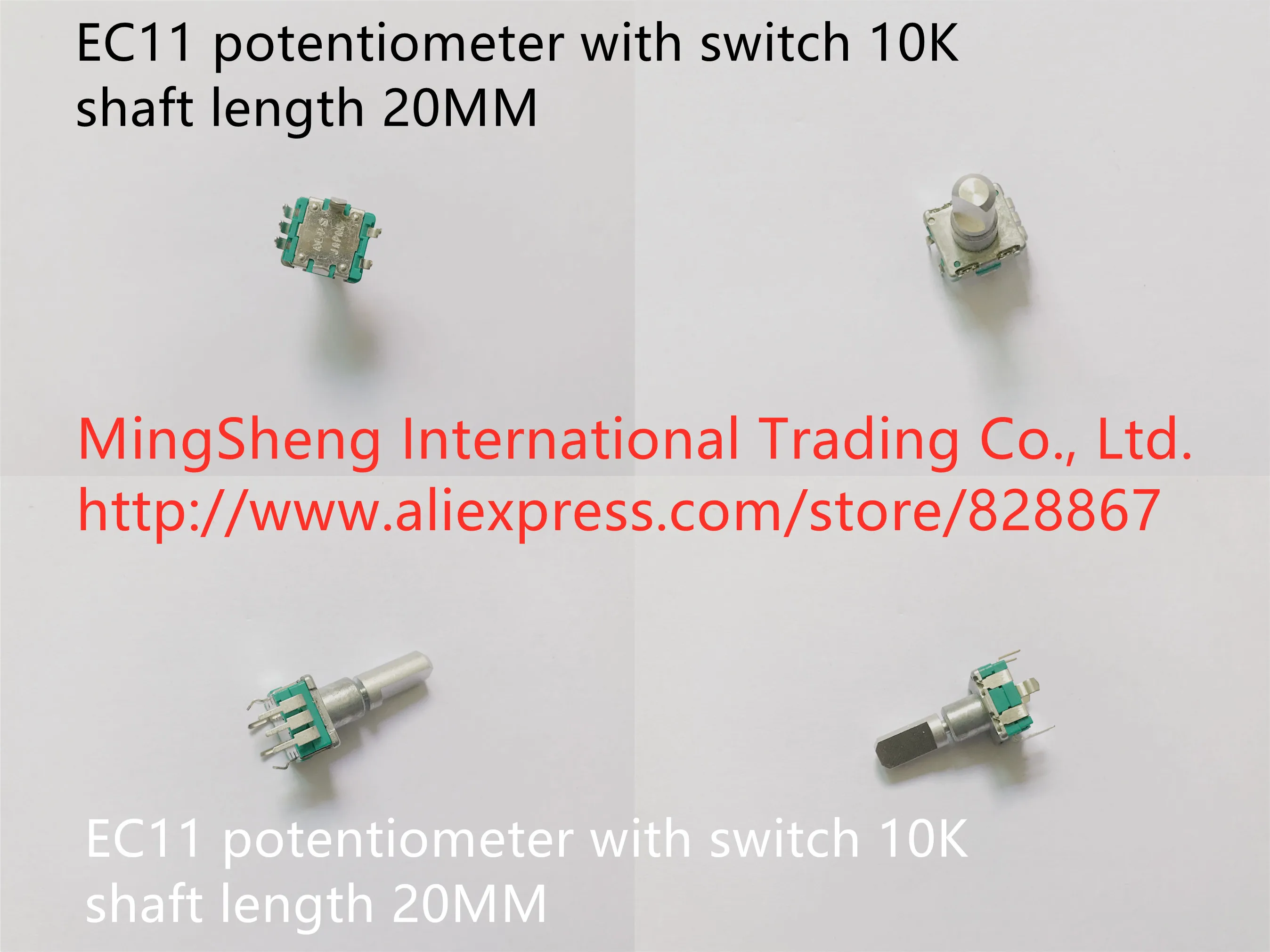 Оригинальный новый 100% потенциометр EC11 с переключателем 10K, длина вала 20 мм
Оригинальный новый 100% потенциометр EC11 с переключателем 10K, длина вала 20 мм