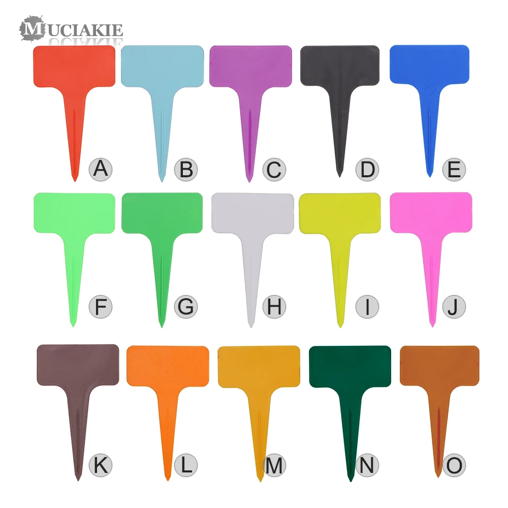 MUCIAKIE 20PCS 6x9.8cm T Type Plant Tags Garden Colorful Flowers Markers Thickened Waterproof Labels Garden Seedlings Tags
MUCIAKIE 20PCS 6x9.8cm T Type Plant Tags Garden Colorful Flowers Markers Thickened Waterproof Labels Garden Seedlings Tags