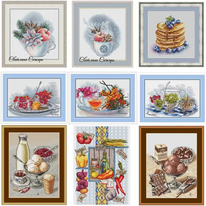 Cup Afternoon Tea Coffee Series pattern Cross Stich Embroidery Set Electronic Drawing Cross Stich Needlework 18CT
Cup Afternoon Tea Coffee Series pattern Cross Stich Embroidery Set Electronic Drawing Cross Stich Needlework 18CT