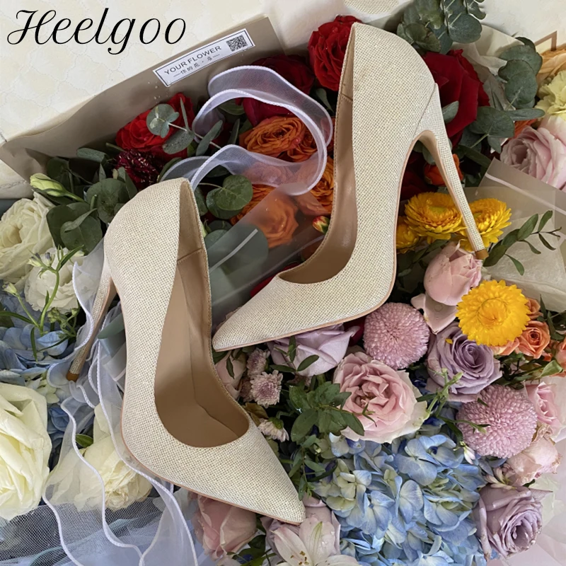 Женские туфли-лодочки на шпильке Heelgoo, серебристые туфли с блестками и острым носком, блестящие туфли на высоком каблуке-шпильке, Размеры 33 43 44 45
Женские туфли-лодочки на шпильке Heelgoo, серебристые туфли с блестками и острым носком, блестящие туфли на высоком каблуке-шпильке, Размеры 33 43 44 45