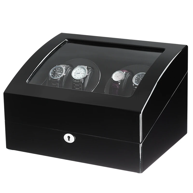 Good Quality 4 Automatic Watch Winder with 6 Storage Case 10 Modes For Mechanical Watch
Good Quality 4 Automatic Watch Winder with 6 Storage Case 10 Modes For Mechanical Watch