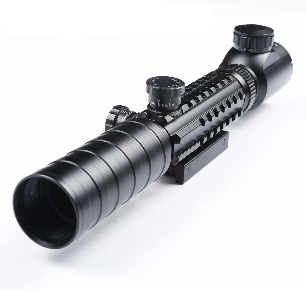 Tactical Hunting Scope 3-9x32EG Red&Green Reticle Rifle Scope w/ Tri Weaver Rail
Tactical Hunting Scope 3-9x32EG Red&Green Reticle Rifle Scope w/ Tri Weaver Rail