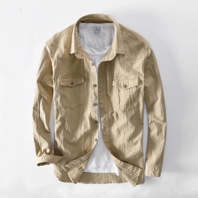 New Men's wrinkled autmn and winter shirt men brand long sleeve shirts for men solid cotton shirt mens fashion shirts male tops
New Men's wrinkled autmn and winter shirt men brand long sleeve shirts for men solid cotton shirt mens fashion shirts male tops