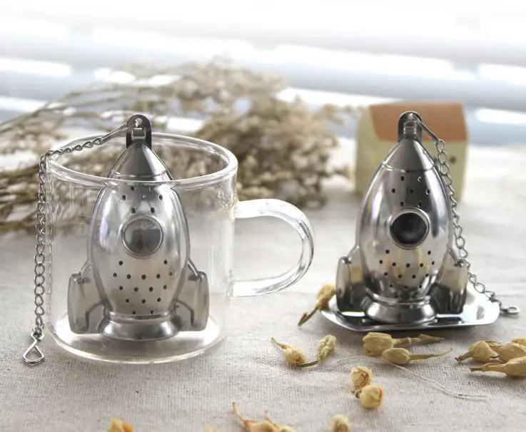 100pcs Rocket Design Tea Filter Stainless Steel #304 Loose Tea Infuser with Saucer ni426
100pcs Rocket Design Tea Filter Stainless Steel #304 Loose Tea Infuser with Saucer ni426