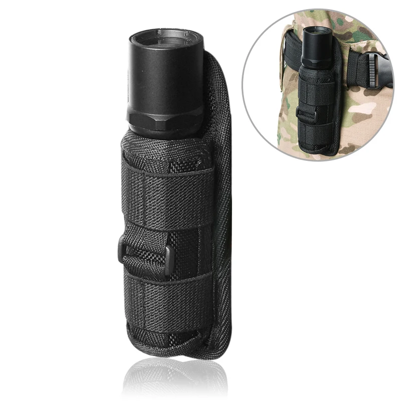 Outdoor Tactical Flashlight Pouch Holster 360 Degree Rotatable Clip Torch Cover for Belt Flashlight Holder Hunting Accessories
Outdoor Tactical Flashlight Pouch Holster 360 Degree Rotatable Clip Torch Cover for Belt Flashlight Holder Hunting Accessories