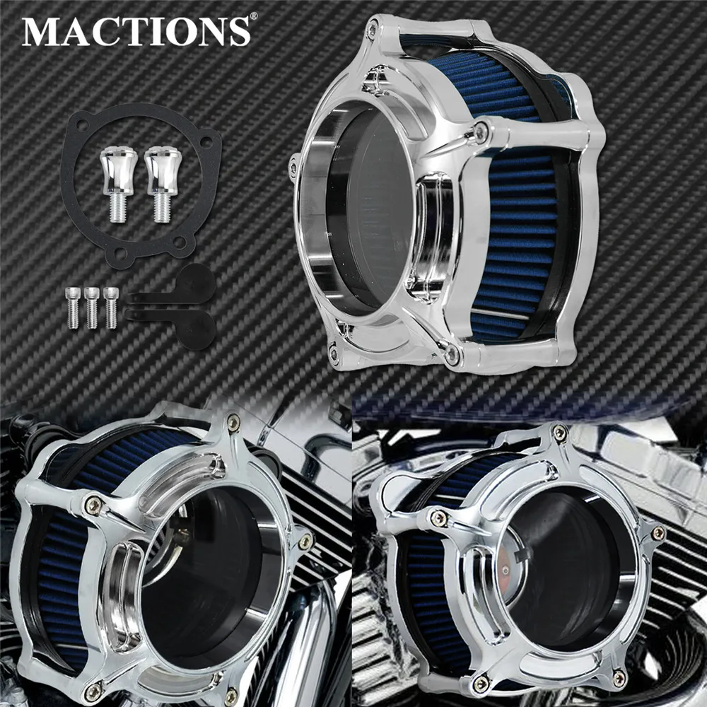 Motorcycle Chrome Air Cleaner Kit Blue Intake System Air Filter For Harley Dyna Softail Touring Sportster XL 48 72 1200 883
Motorcycle Chrome Air Cleaner Kit Blue Intake System Air Filter For Harley Dyna Softail Touring Sportster XL 48 72 1200 883