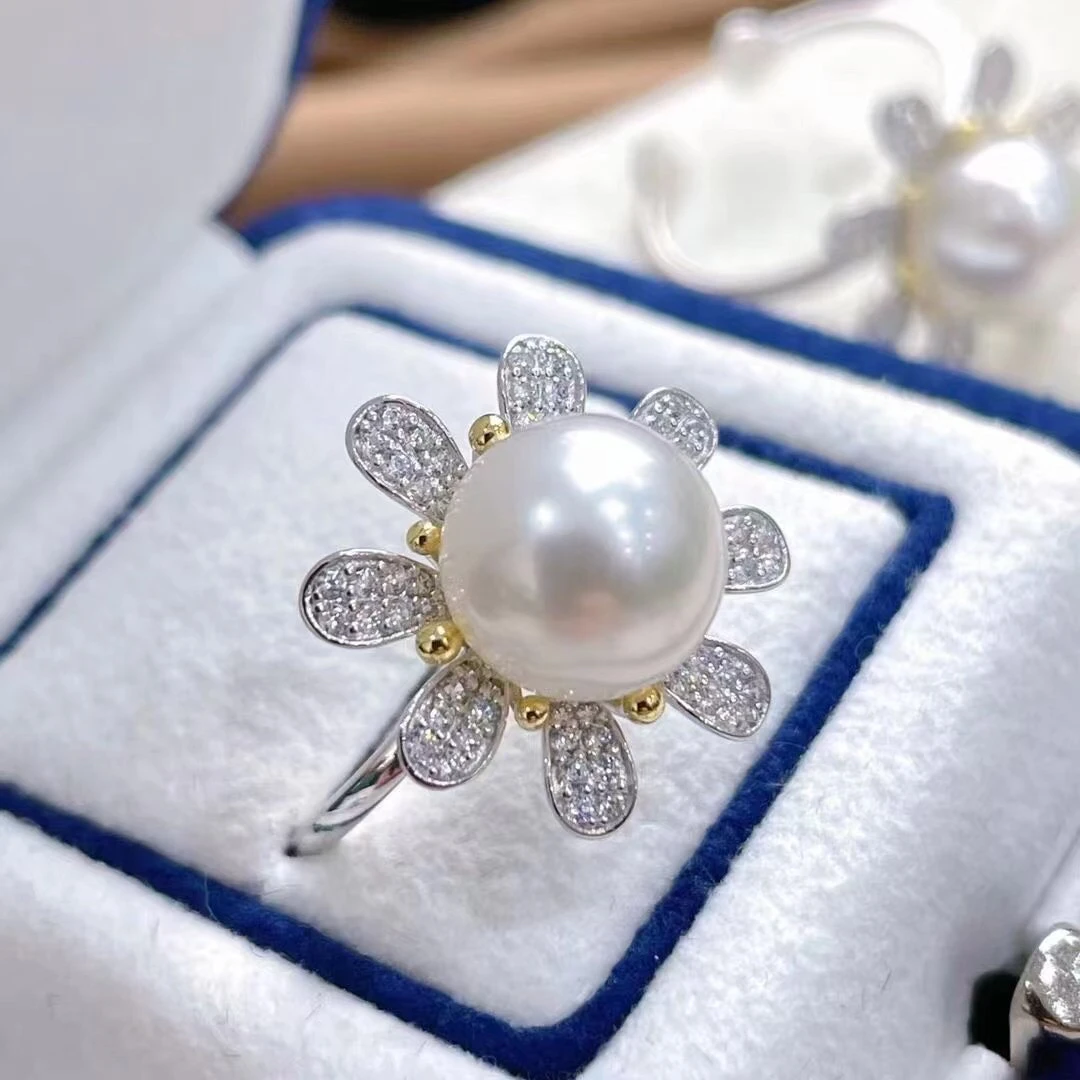Flower Gorgeous 925 Sterling Silver Adjustable Finger Ring Base Settings Findings Jewelry Parts Fittings Accessories for Beads
Flower Gorgeous 925 Sterling Silver Adjustable Finger Ring Base Settings Findings Jewelry Parts Fittings Accessories for Beads