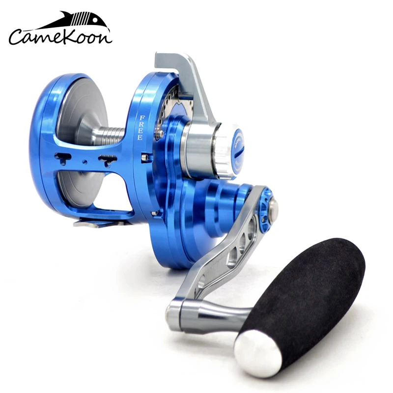 CAMEKOON Slow Jigging Reel PE3#-600M Max Drag 30kg 11BB Drum Reel Full Metal Alloy reel Offshore Deep-Sea Fishing Trolling Wheel
CAMEKOON Slow Jigging Reel PE3#-600M Max Drag 30kg 11BB Drum Reel Full Metal Alloy reel Offshore Deep-Sea Fishing Trolling Wheel