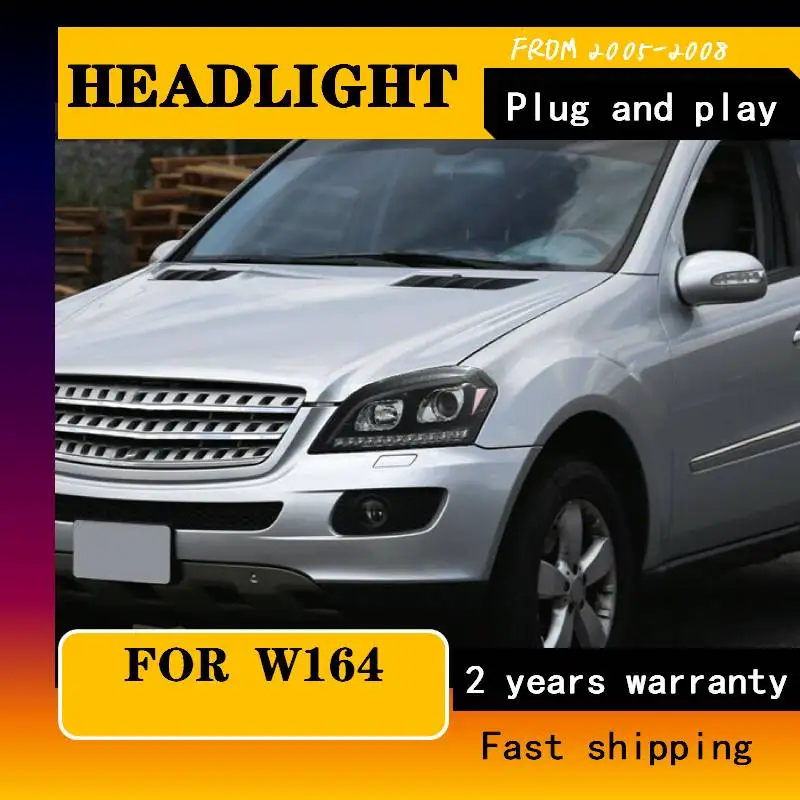 Стайлинг автомобиля для Benz W164 фары 2005-2008 фары ML350 ML500 светодиодный ные фары DRL сигнал автомобильные аксессуары
Стайлинг автомобиля для Benz W164 фары 2005-2008 фары ML350 ML500 светодиодный ные фары DRL сигнал автомобильные аксессуары